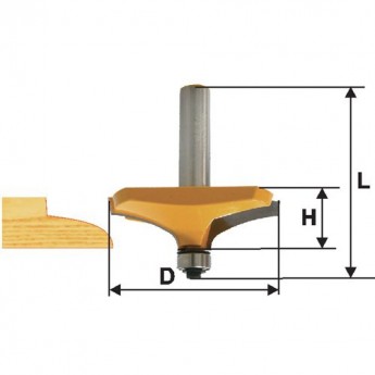 Фигирейная горизонтальная фреза по дереву ЭНКОР 10588
