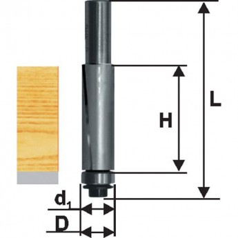 Кромочная прямая фреза по ДСП ЭНКОР 28057