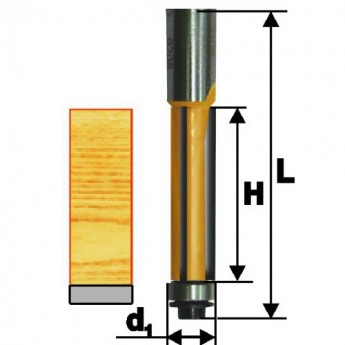 Кромочная прямая фреза ЭНКОР 10650